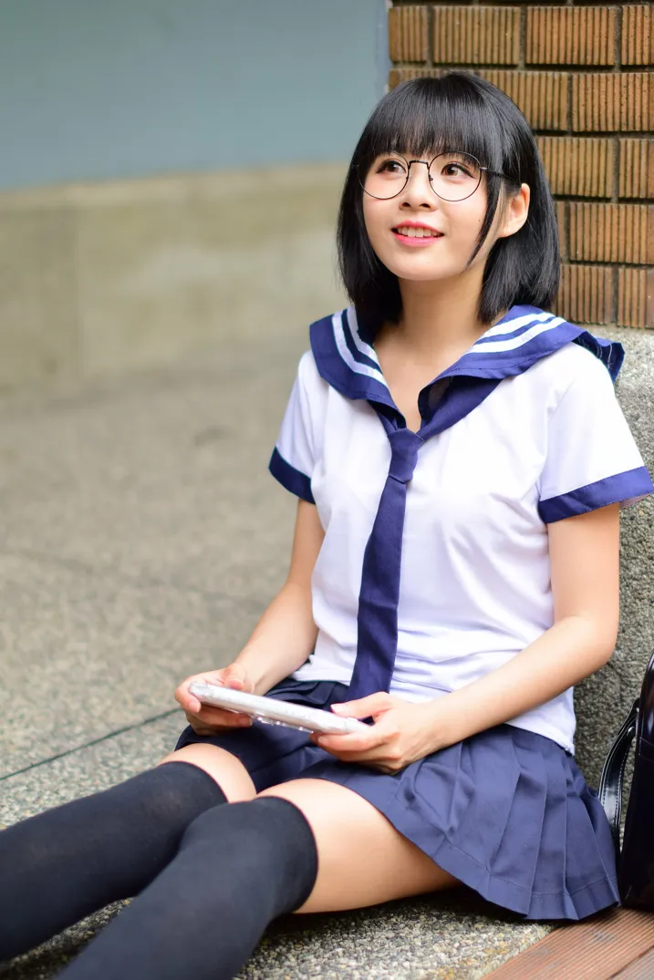 [Mzsock] NO.171 Hailin student uniform street photography#[73P]-65