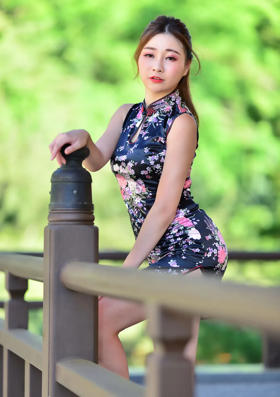 [Mzsock] NO.209 Chen Yingrong short cheongsam high heels beautiful legs street photography#[58P]-4